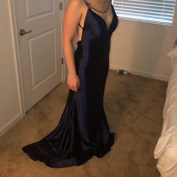 Unique Vintage Silk Dress - Picture 4 of 4